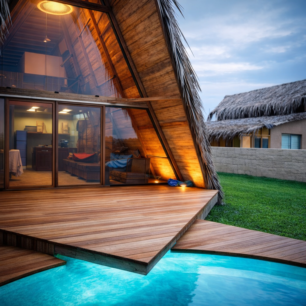 ChatGPT Image 2 feb 2026, 16_30_38 Casa Palmeras en Vichayito - S./ 750 POR NOCHE - Imagen 1